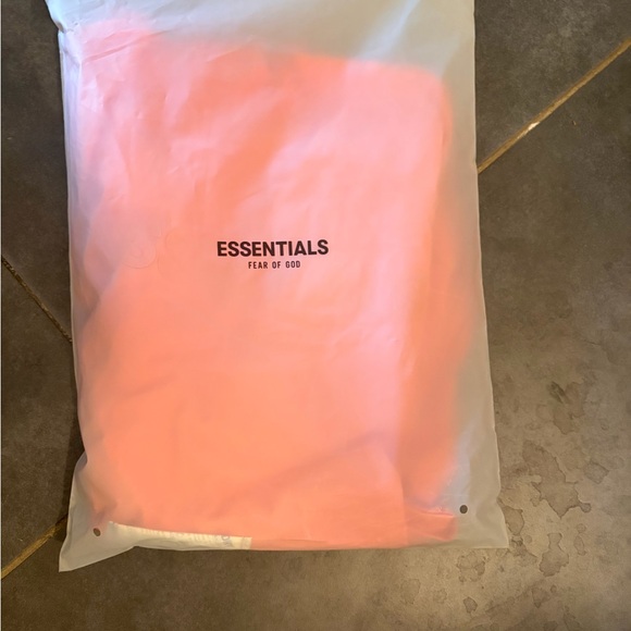 Essentials Coral Crewneck Tshirt Dress - Picture 4 of 7
